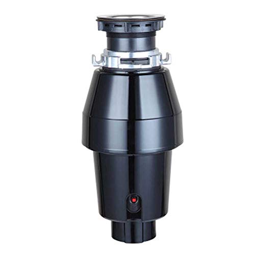 XUNMAIFXI Durable Waste Disposer Food Waste Disposer Disposal Unit Built-in Air Switch,Easy to install,Garbage Disposal Continuous Feed Home, black