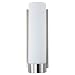 Linea di Liara Elina Wall Sconce One Light Bath Vanity Lamp Brushed Nickel with Frosted Glass Shade LL-WL301-BN