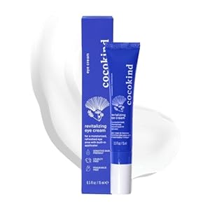 Revitalizing Eye Cream by Cocokind, Depuff & Reduce Fine Lines and Wrinkles, Cream for Firmer and Brighter Looking Eye Area, Hydrating with a Cool Metal Applicator Tip, 0.5 Fl Oz