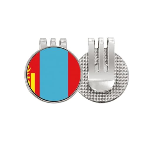 Marcador magnético de golf de la bandera de Mongolia para regalo
