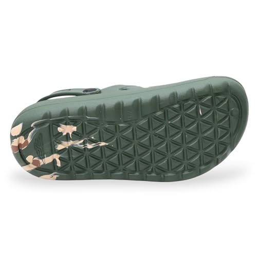 Image of Red Tape Men's Discover Marble Effect Clogs | Comfortable Slip-On Sandals with Adjustable Back Strap