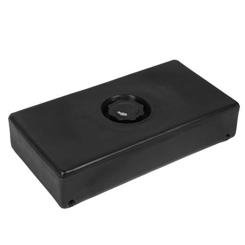 Bonbela 26 x 13,4 x 5,5 pulgadas, tanque de agua para autocaravana, 8 galones, a prueba de fugas, a prueba de golpes, negro para caravanas, remolques, caravanas, barcos