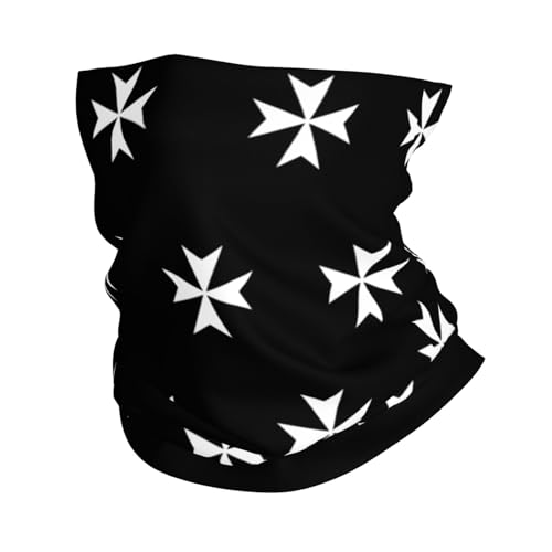 The Maltese Cross Neck Gaiters Face Masks Scarves Sun Protection Balaclavas Headbands Unisex
