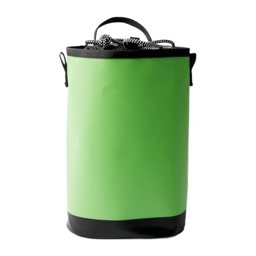 rockible Rock Climbing Rope Bag Tool Storage Bag Construction 5L Large Capacity Gardening Outdoor Sports Accessories Drawstring Pouch, Green
