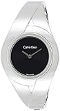 Armband: Edelstahl silber Calvin Klein Damen Analog Quarz Uhr mit Edelstahl Armband K8E2M111