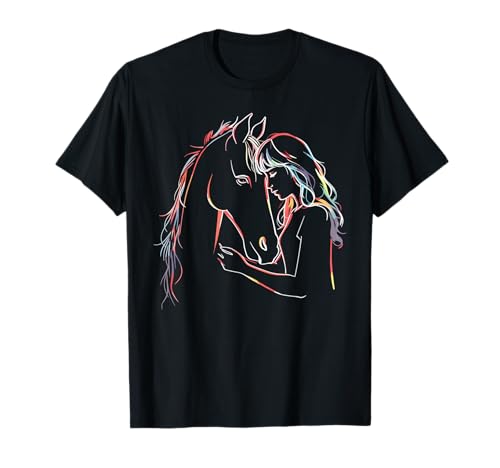 Horse Lover Horseback Riding Equestrian for Girls T-Shirt