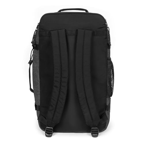Image of EASTPAK Carry Pack - Convertible Duffel & Backpack, 30L Cabin-Size Travel Bag, Laptop Sleeve, Water Bottle Holder, Multiple Pockets, Black Denim
