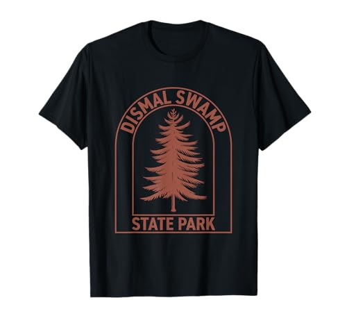 Dismal Swamp State Park North Caorlina Vintage Tree T-Shirt
