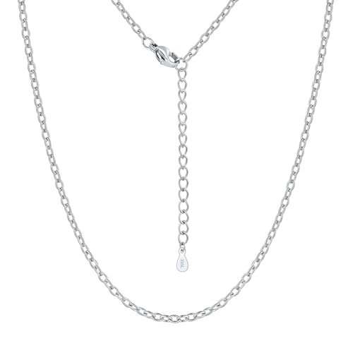 [Silvora] lbNX fB[X `F[̂ ςȂ AM[Ή `F[ XeX Y Vo[ 45cm 2mm