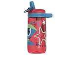 Sistema 500 ml Easy Sip Trinkflasche | Trinkflasche für Kinder mit Trinkhalm und...