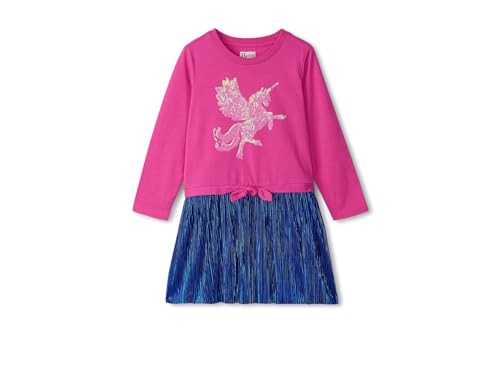 Hatley Girls' Sequin Pegusus Unicorn Novelty Skirt Dress (Toddler/Little Big Kid)