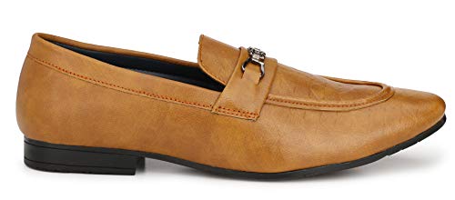 Image of Andrew Scott Men Beige Formal Shoes-9 UK (43 EU) (10 US) (SUPW020)