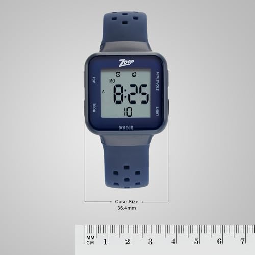 Image of Zoop Kids Unisex Silver Dial Silicone Digital Watch (Not assigned,Not Assigned)