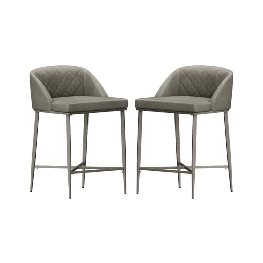 Hillsdale Furniture Phoenix Counter Height Stool (Set of 2), Gray
