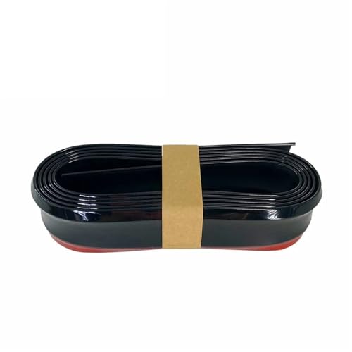Protection de pare-choc avant voiture jupe universelle 2.5m de lèvre de spoiler en caoutchouc noir