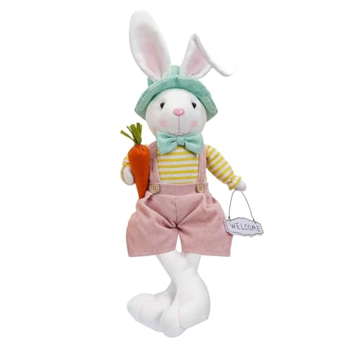 PpAaJK Decoraciones de Conejo de Pascua Gnomos de Pascua, Decoración de Pascua Muñeca de Tomte Sueco Hecho a Mano Decoraciones para la Decoración Interior,A