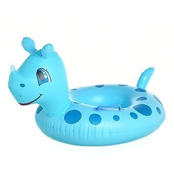 Image of Kids Inflatable Cartoon Swim Ring with Seat - Pink Baby Pool Float (Duck-Swiming-Ring)