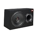 JBL BassPro 12 Aktiv Subwoofer Auto Set - Bassreflex Woofer JBL box groß 30 cm, 450 Watt verstärker Auto Soundsystem und Car hifi Bassbox Gehäuse