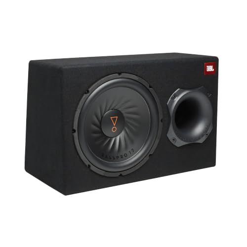 JBL BassPro 12 Active Subwoofer Set - Bass Reflex woofer JBL Box Large 30 cm, 450 Watt Amplifier Car Sound System and Car HiFi Bass Box housing, Black JBL BassPro 12 Active Subwoofer Set - Bass Reflex woofer JBL Box Large 30 cm, 450 Watt Amplifier Car Sound System and Car HiFi Bass Box housing, Black