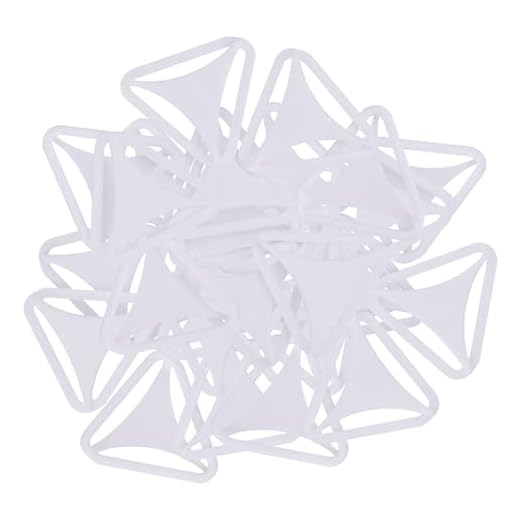 KAM 100pcs Plastic Triangle Buckle Set