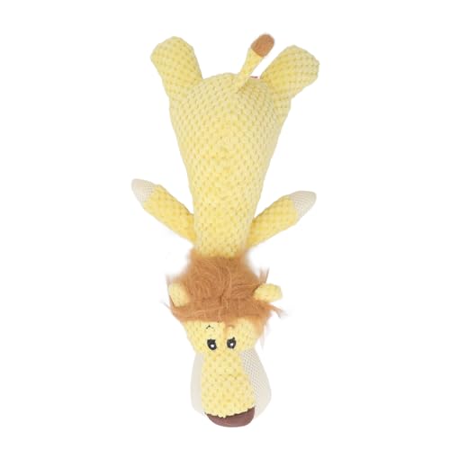Ghzste Mordedor de peluche para perros, juguete de peluche para masticar, con forma de animal, para dentición de mascotas, lindo animal de peluche, juguete interactivo para perros pequeños (B)