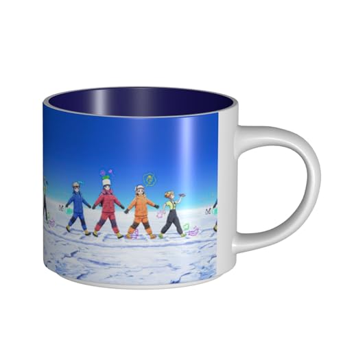 宇宙よりも遠い場所 セラミックマグカップ 食器 大容量コーヒーカップ 330ml 耐熱 おしゃれなマグカップ オフィスホーム用 プレゼントに最適 再利用可能 ギフト 男女兼用 Navy Blue