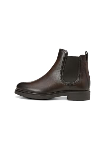 Marc OߴPolo Damen Chelsea Boots aus Leder mit elastischen Einsätzen, Braun (Dark Brown), 39 Marc OߴPolo Damen Chelsea Boots aus Leder mit elastischen Einsätzen, Braun (Dark Brown), 39