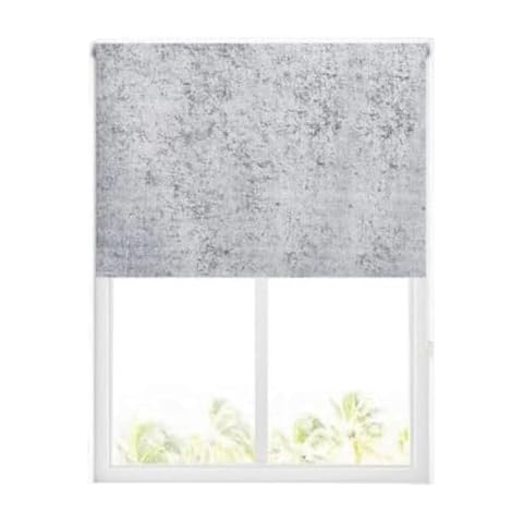 Z&A Crushed Velvet Blackout Roller Blinds Cover