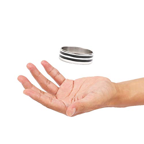 ZQION Anello Galleggiante Magico Trucchi magici Trucco Magico Invisibile Anelli del Mago Stage Illusion Mentalism Giocattoli magici
