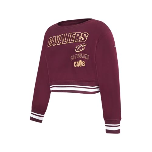 Image of Pro Standard Big Girls NBA Retro Classics Fleece Crewneck Sweatshirt