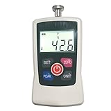 【4 Unidades de Medida】: El dinamómetro digital portátil puede cambiar entre 4 unidades n/lb/kg/oz; Valor de carga: 0.1N/0.01KG/0.1lb/1Oz; Valor máximo de carga: 500 N / 50 kg / 110 lb / 1800 oz; Precisión: ± 1%.