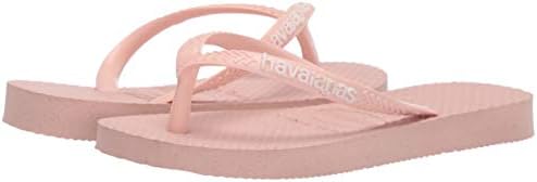 Havaianas Kid's Slim Logo Pop-Up Flip Flop Sandal, Ballet Rose, 2 M US Little Kid | Image 6