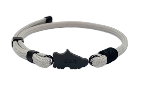 Aloha® Bracciale Corsa Jogging Maratona Iron Man Atletica Idea regalo Uomo Donna Regolabile Acciaio
