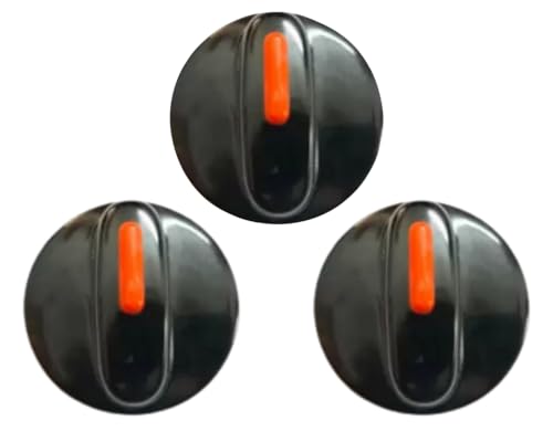 Image of Sun Flash Gas Stove Knob 3 Pieces - Style Code 148Compatible with Prestige, Butterfly, Usha, Surya, Sun Flame, Super Flame Gas Stove, and More (Pack of 3STYLE Code 01)