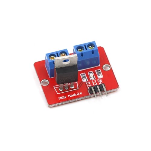 6 Stück MOSFET Treibermodul 3,3 V / 5 V MOSFET-Treibermodule PWM Treiberplatinen LED Ausgang 0-24 V Taste Laufwerk
