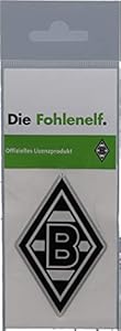 Borussia Mönchengladbach Kunstharzaufkleber Raute Schwarz 5x7 cm