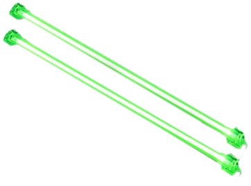 RM125 V2 Twin-Set PC Case 30 cm Neon Green