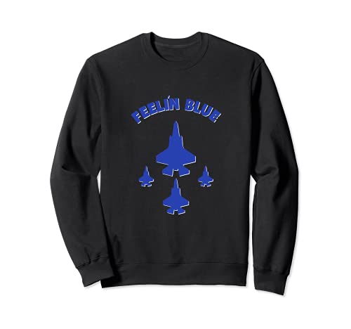 Feel'n Blue - Jets and Planes Sweatshirt, Black