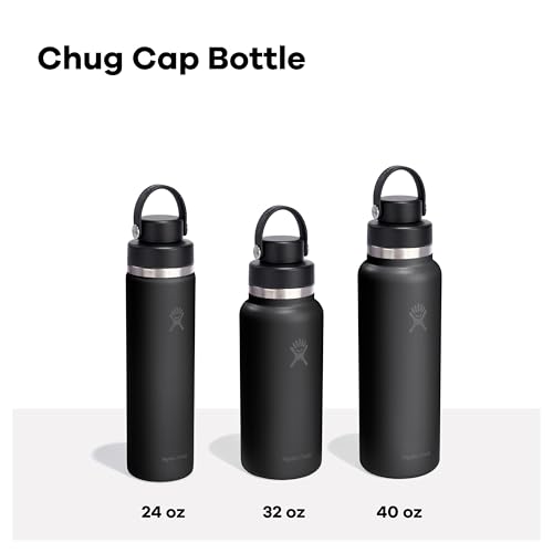 Image of Hydro Flask Water Bottle - Insulated Stainless Steel - Wide Mouth Flex Chug Lid, Non Spill, Leakproof in 32 Oz Mermaid Green