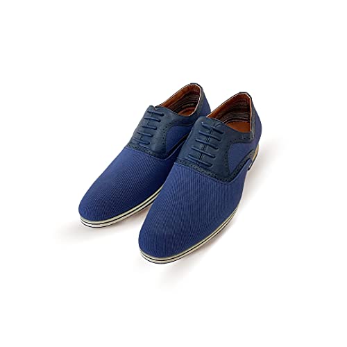 Image of Ferro Aldo Men's Classic Cap Toe Oxford Dress Shoe Collection | Perfect for Formal, Business, and Wedding Attire