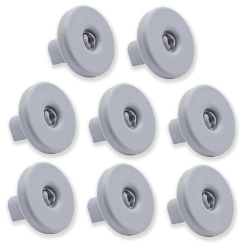 Set Da 8 Rotelle Per Cestello Inferiore Lavastoviglie Compatibile Con Zanussi, Rex, Electrolux, Aeg E Altri Modelli