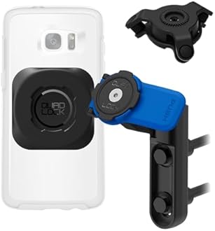 Quad Lock Brake Clutch Motorcycle Phone Mount Kit with Vibration Dampener and MAG Universal Adaptor