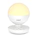 AUKEY Rechargeable Table Lamp, Dimmable RGB Color LED Bedside Lamp with Touch Panel and Retractable Hanging Loop