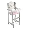 Kinderstoel Stars grijs voor poppen tot ca. 46 cm