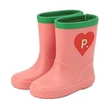 [p.premier] ピードットプルミエ 長靴 キッズ レインブーツ 女の子 男の子 レインシューズ 冬 ベビー 子供 入園グッズ 保育園 小学校 入学準備(ピンク 19cm)