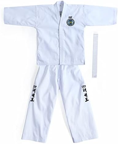 Taekwondo Gi Uniform Set Taekwondo Standard Uniform TKD Suit With Belt
