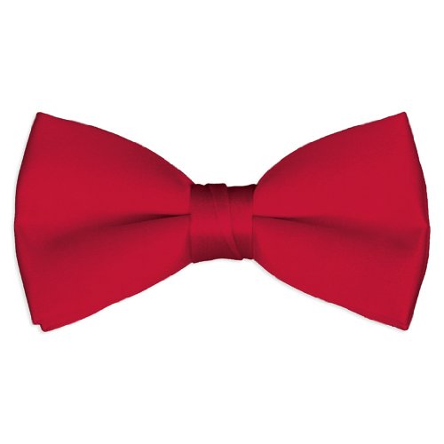 Namzi Little Boys' Solid Color Banded Satin Bow Ties/Bowties