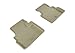3D MAXpider Second Row Custom Fit All-Weather Floor Mat for Select Infiniti Q60 Models - Kagu Rubber (Tan)