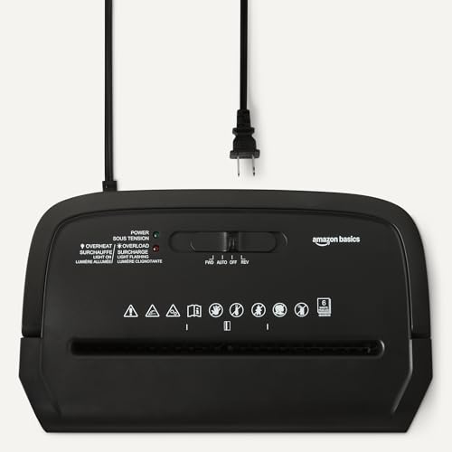 Amazon Basics 6-Sheet Cross-Cut Paper Shredder C284-AUS の商品画像 3
