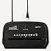 Amazon Basics 6-Sheet Cross-Cut Paper Shredder and Credit Card Shredder, 3.7 Gallon, Black